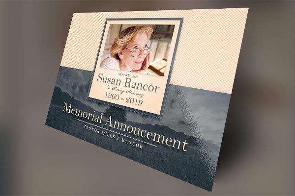 13+ Funeral Announcement Cards | Free PSD | AI | Vector | EPS Format Downloads